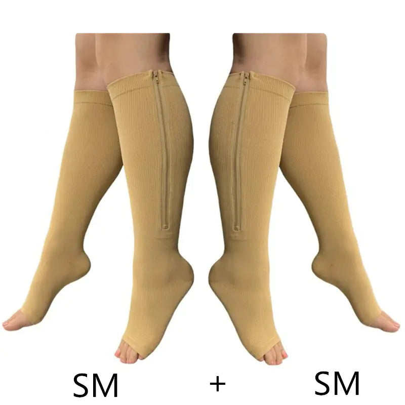 Compression Zipper Socks for Support and Comfort