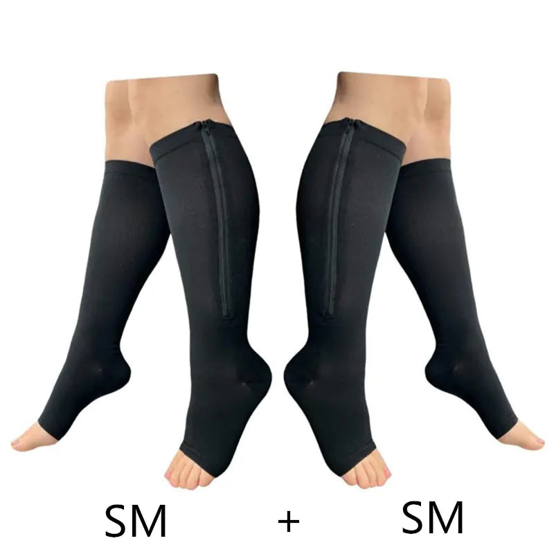 Compression Zipper Socks for Support and Comfort
