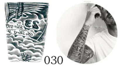 Waterproof Tattoo Stickers with Colorful Designs