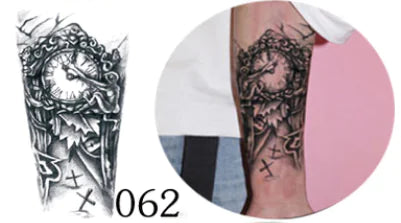 Waterproof Tattoo Stickers with Colorful Designs