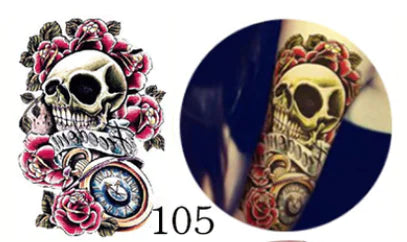 Waterproof Tattoo Stickers with Colorful Designs