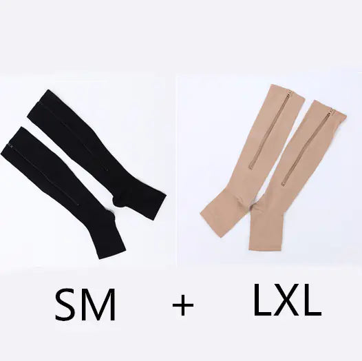 Compression Zipper Socks for Support and Comfort