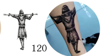 Waterproof Tattoo Stickers with Colorful Designs