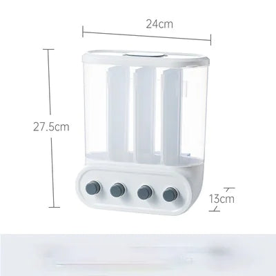Airtight Wall-mounted Storage Box for Diced Rice