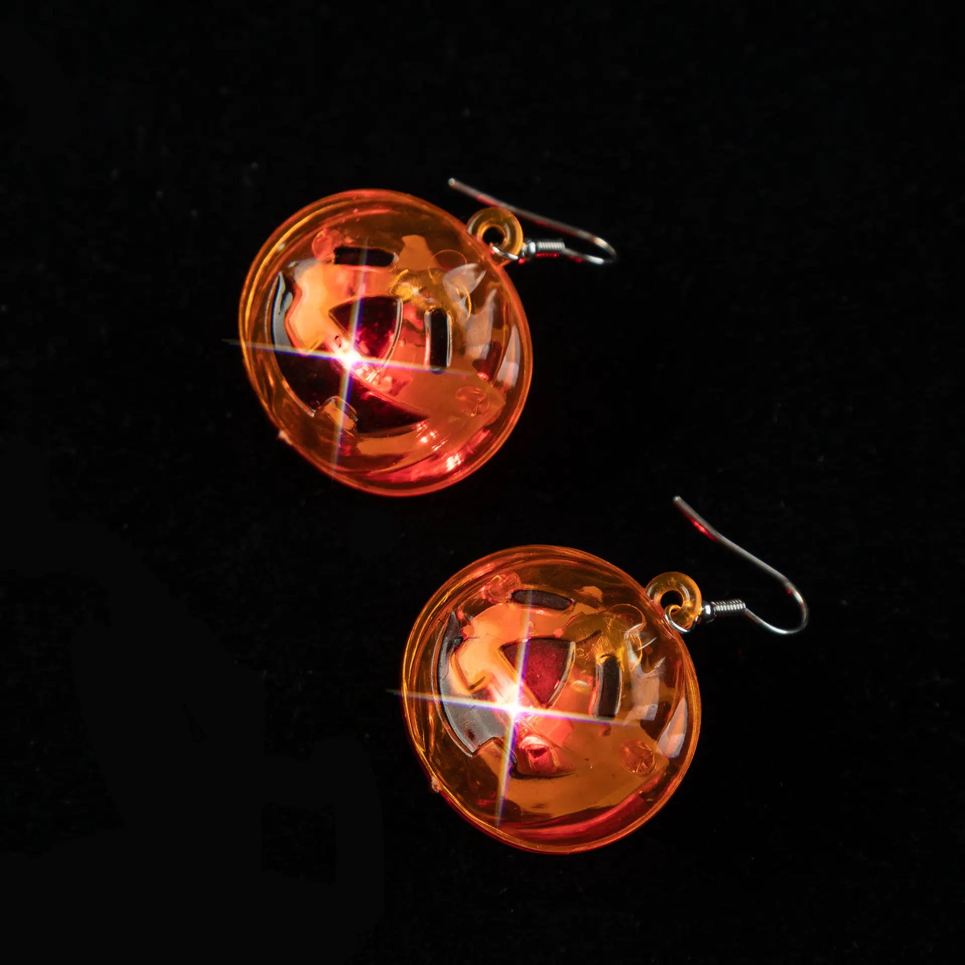 Cool Halloween Necklace Keychain with LED Pumpkin Ghosts