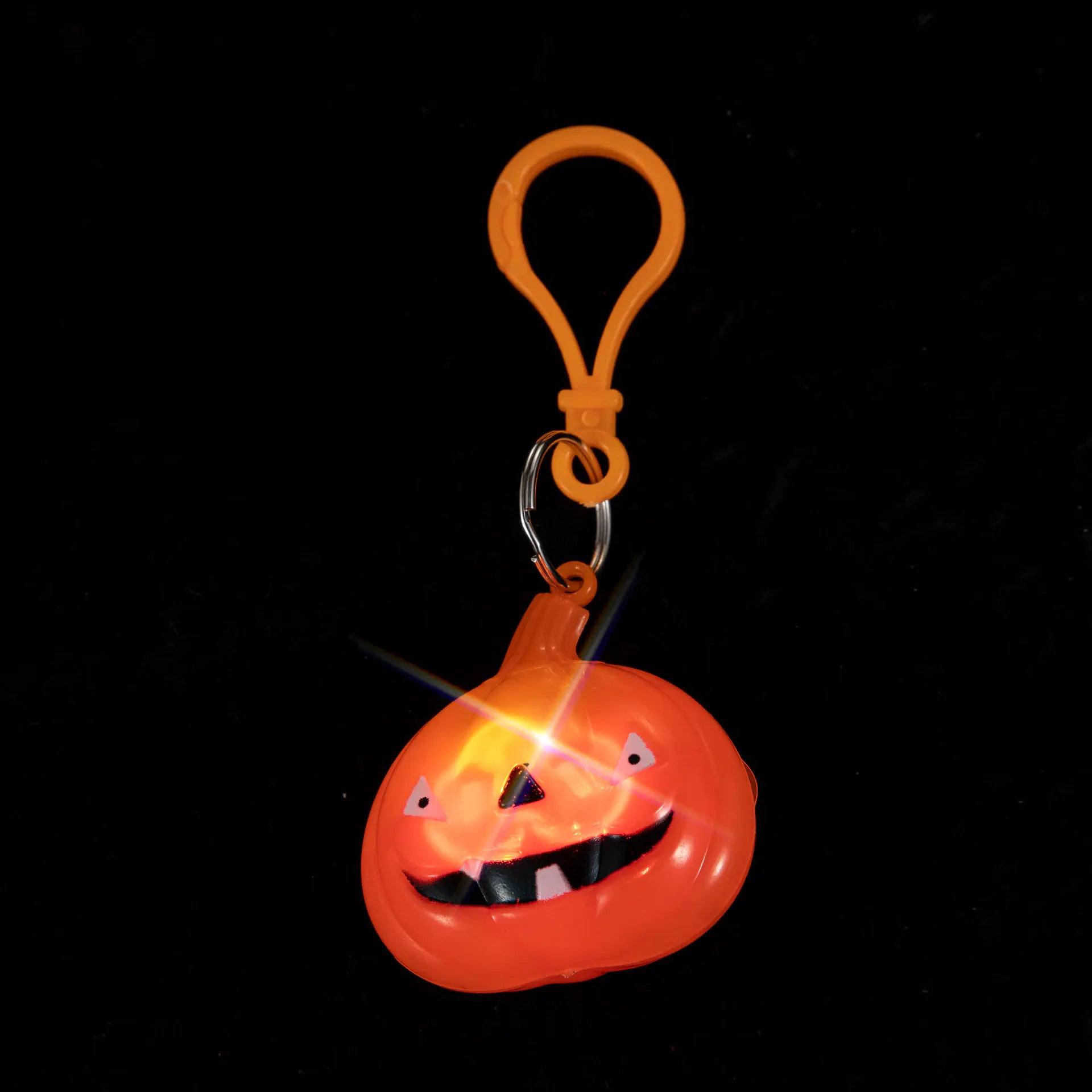 Cool Halloween Necklace Keychain with LED Pumpkin Ghosts
