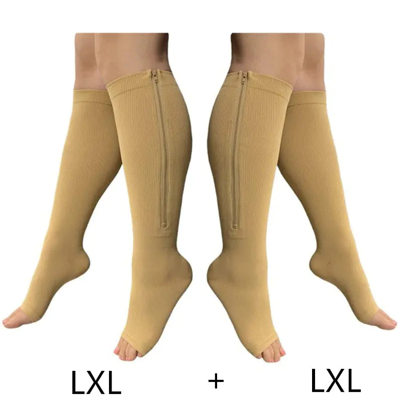 Compression Zipper Socks for Support and Comfort