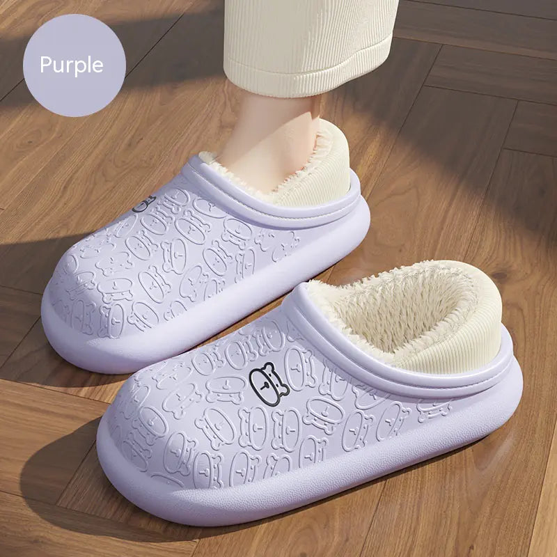 Women's Cotton Slippers for Autumn and Winter