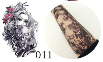 Waterproof Tattoo Stickers with Colorful Designs