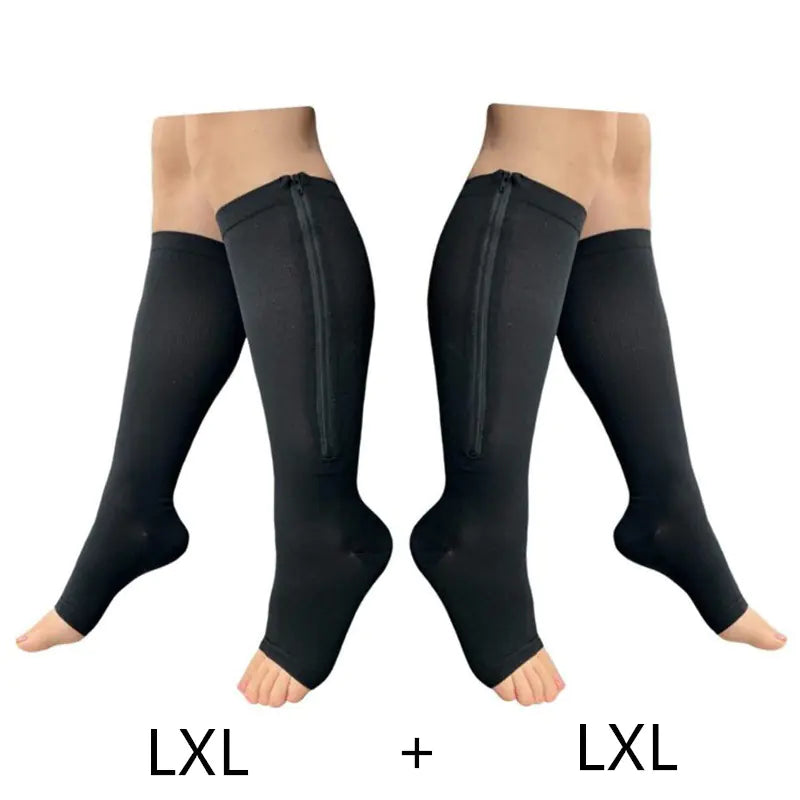 Compression Zipper Socks for Support and Comfort