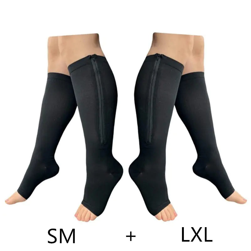 Compression Zipper Socks for Support and Comfort